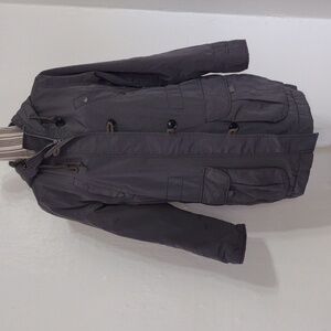 Gap Army Green Hooded Full Zip Winter Jacket Size S